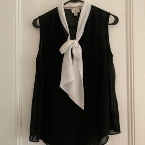 Altuzarra black sheer blouse